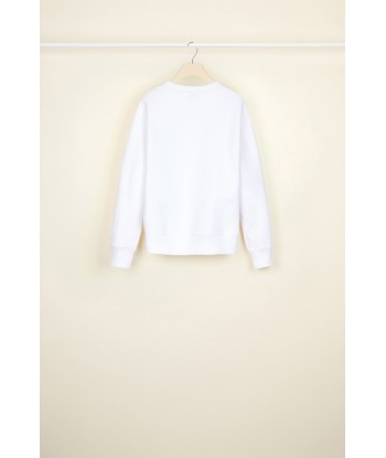 Sweatshirt aus Bio-Baumwolle mit Spitzen-Plastron JUSQU'A -70%! 