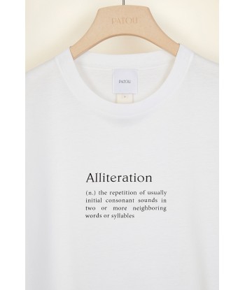 „Alliteration“-T-Shirt aus Bio-Baumwolle acheter