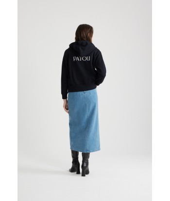 Patou-Kapuzenpullover mit Reißverschluss aus Bio-Baumwolle en linge