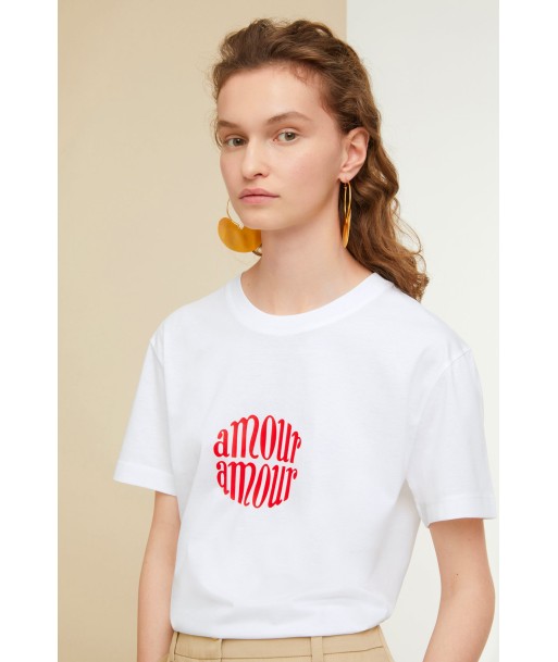 T-Shirt Amour Amour aus Bio-Baumwolle l'évolution des habitudes 