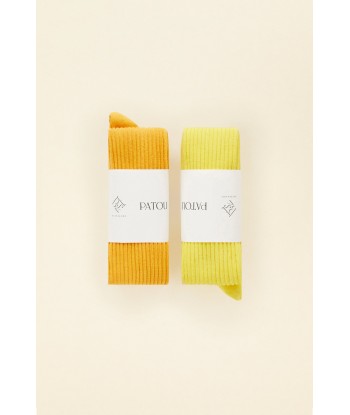 Zwei Paar Socken aus Bio-Baumwollmix pour bénéficier 