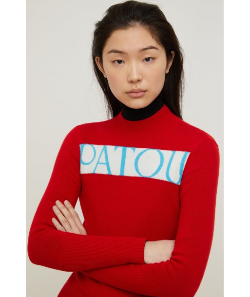 Patou Logo-Pullover aus Kaschmir und Wolle les ligaments