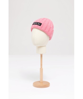 Gerippte Beanie-Mütze aus Wolle. l'achat 