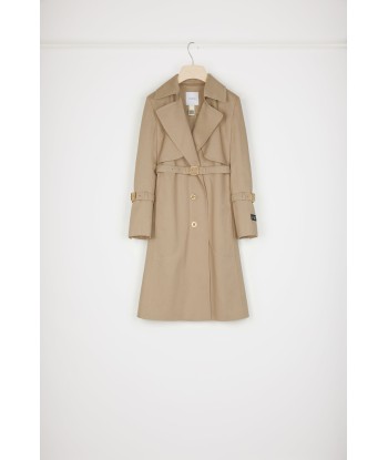 Trenchcoat aus Bio-Baumwollgabardine français