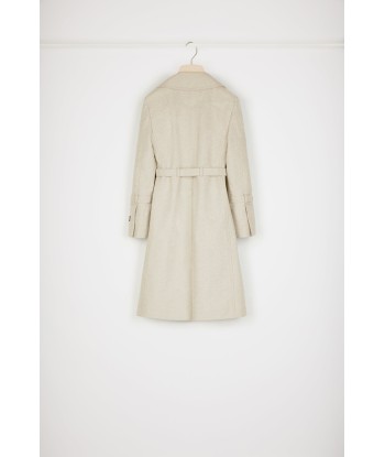 Trenchcoat aus Bio-Baumwolljacquard les ctes