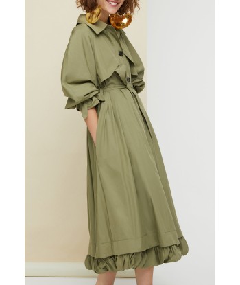 Trench Coat aus Baumwoll-Gabardine Livraison rapide