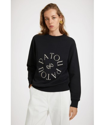 Sweatshirt aus Bio-Baumwolle mit Medaillon-Logo Faites des économies