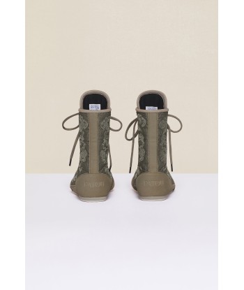 Bestickte High-Top-Sneaker - Khaki 50% de réduction en Octobre 2024