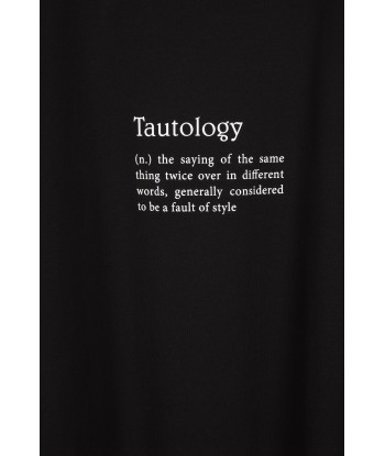 „Tautology“-T-Shirt aus Bio-Baumwolle Vous souhaitez 