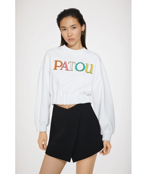 Kurzes Patou-Sweatshirt aus Bio-Baumwolle pas cher 