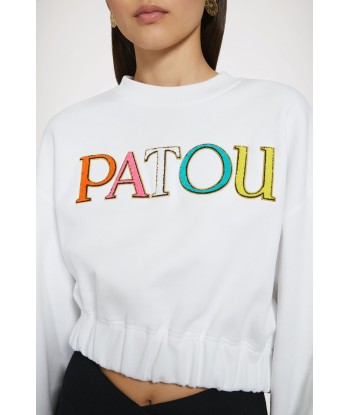 Kurzes Patou-Sweatshirt aus Bio-Baumwolle pas cher 