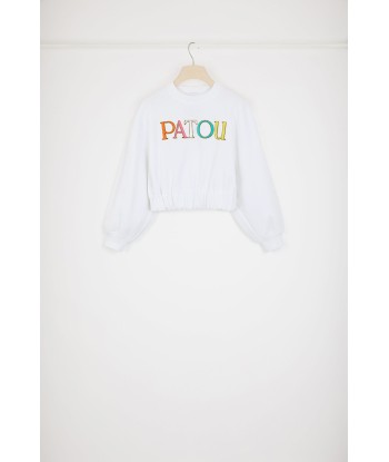 Kurzes Patou-Sweatshirt aus Bio-Baumwolle pas cher 