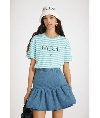 Gestreiftes Patou T-Shirt aus Baumwolle pour bénéficier 