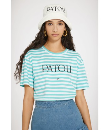 Gestreiftes Patou T-Shirt aus Baumwolle pour bénéficier 