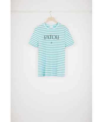 Gestreiftes Patou T-Shirt aus Baumwolle pour bénéficier 