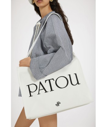 Großer Patou-Shopper aus Baumwollcanvas livraison gratuite