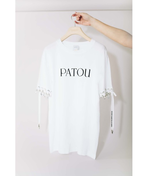 Patou Upcycling Logo-T-Shirt aus Bio-Baumwolle Toutes les collections ici