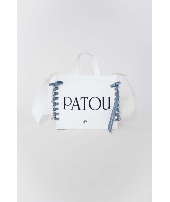 Patou Upcycling Canvas-Shopper aus Bio-Baumwolle la colonne vertébrale