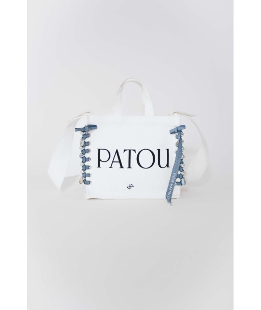 Patou Upcycling Canvas-Shopper aus Bio-Baumwolle la colonne vertébrale