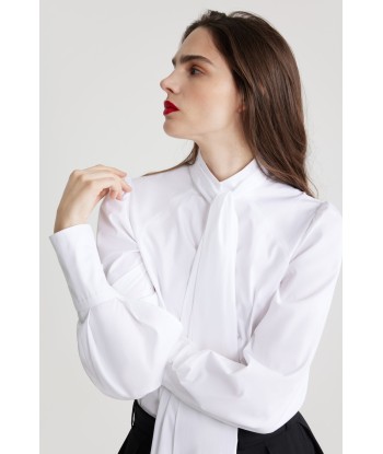 Lavallière-Bluse aus Bio-Baumwolle shop