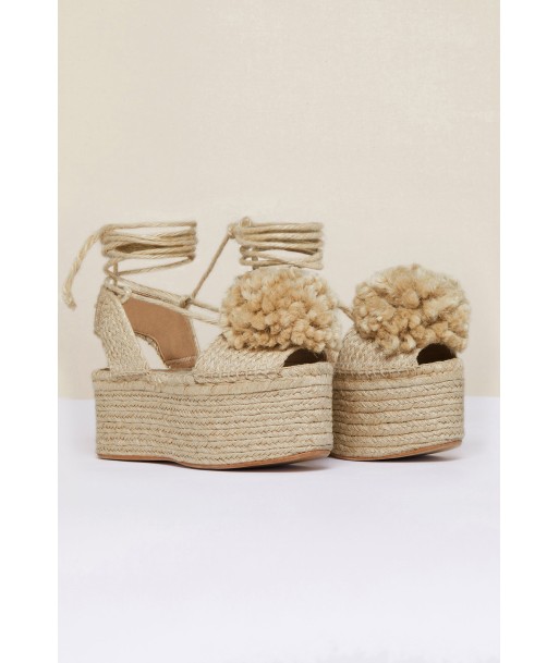 Plateau-Espadrilles mit Pompon Découvrez la collection