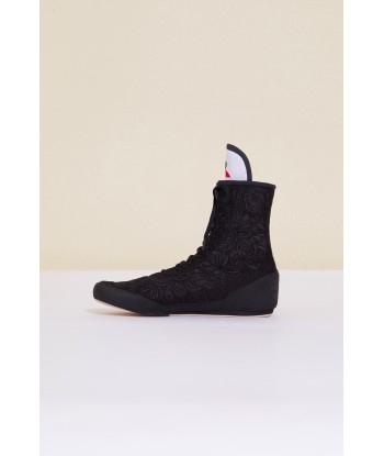 Sneakers alte ricamate - Nero en ligne des produits 