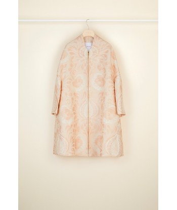 Cappotto oversize in broccato di seta floreale ou a consommer sur place