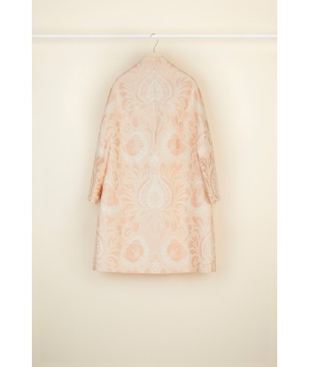 Cappotto oversize in broccato di seta floreale ou a consommer sur place