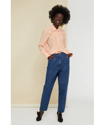 Pantalone carrot in denim bio suggérées chez