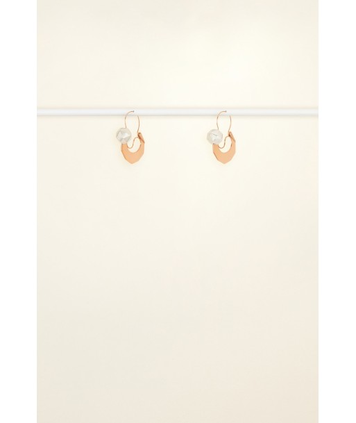 Small Facet Hoop Earrings - Copper and Silver 50-70% off 