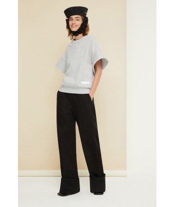 Pantalone in denim bio con risvolto Le MVP de beaucoup