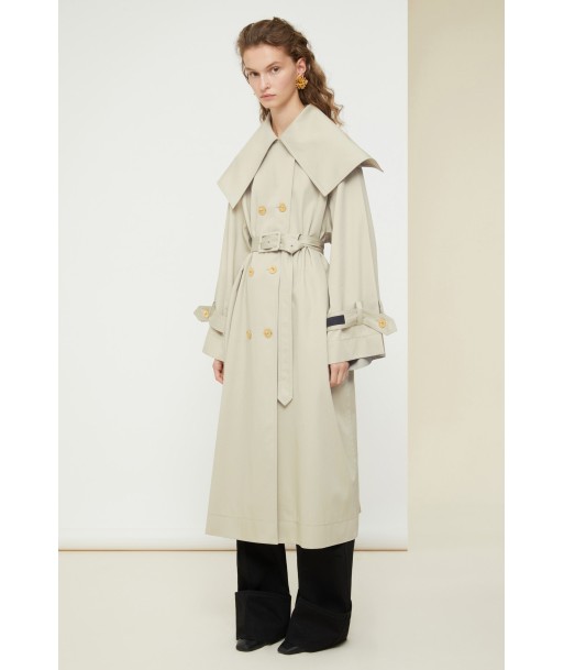 Trench in gabardine bio commande en ligne