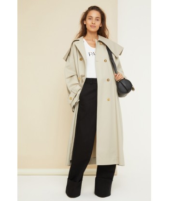 Trench in gabardine bio commande en ligne