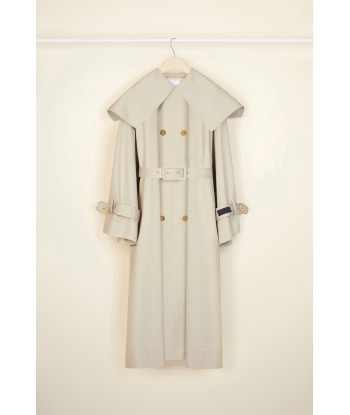 Trench in gabardine bio commande en ligne