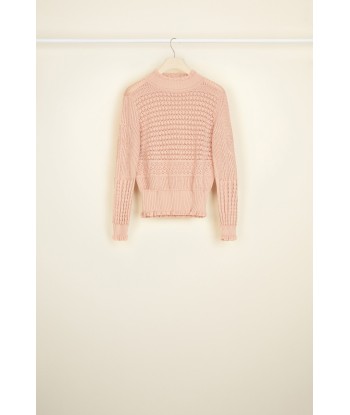 Maglione in crochet in cotone bio acheter en ligne