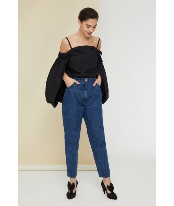 Denim-Karottenhose pas cher chine