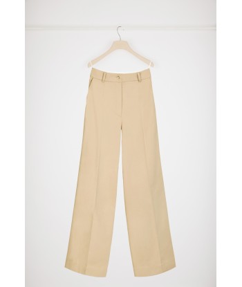 Pantalone iconico in gabardine bio Les êtres humains sont 