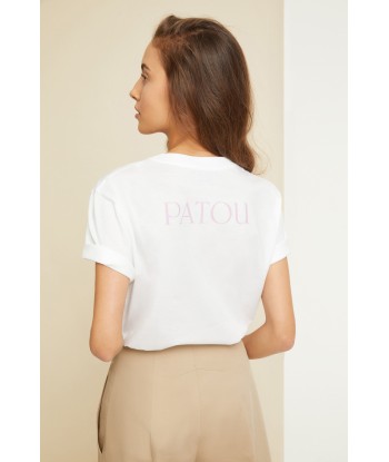 T-shirt in cotone bio con perle prix