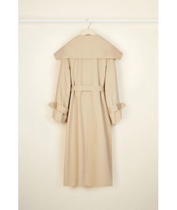 Trench in gabardine bio Profitez des Offres !